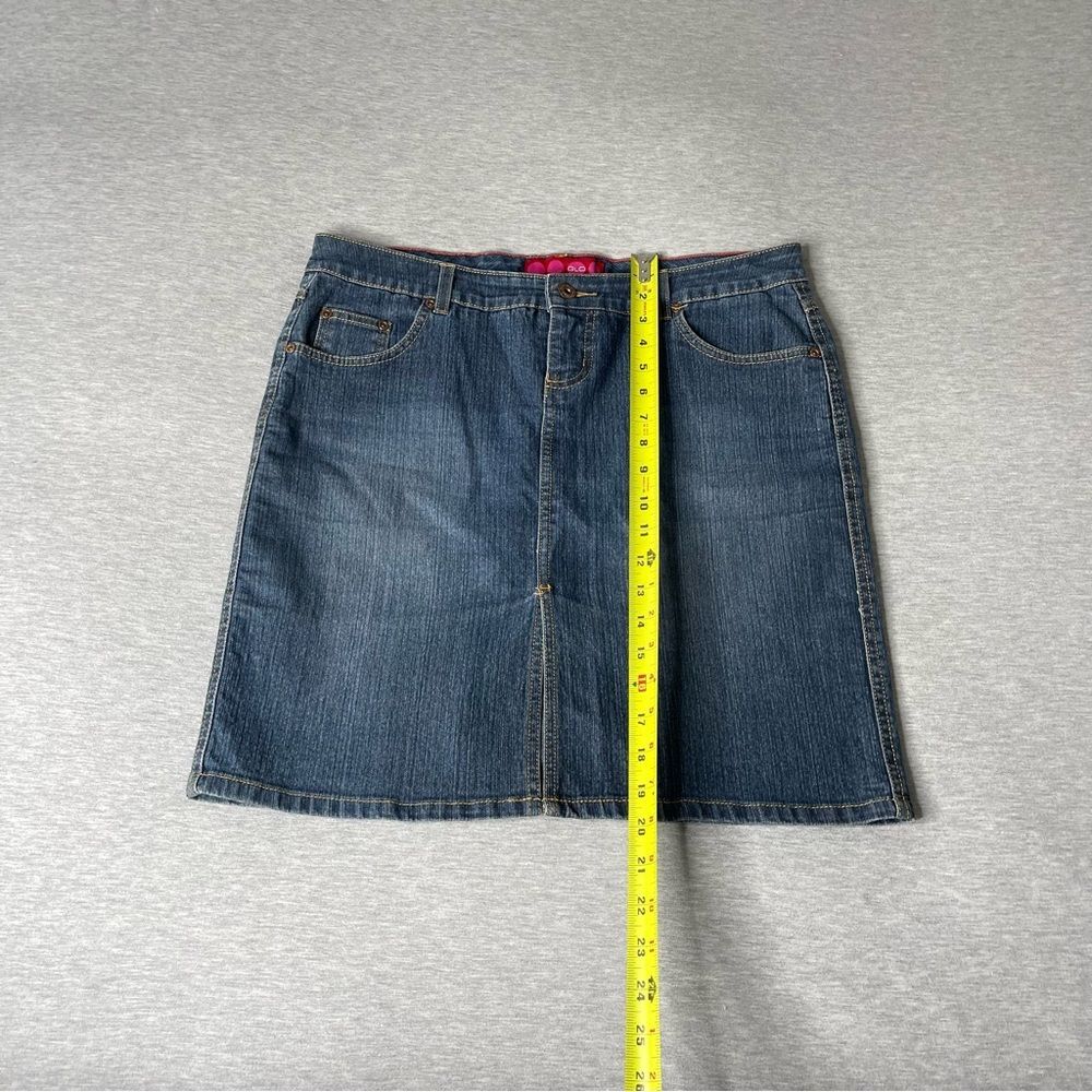 GLO Juniors Y2K Vintage Denim Mini Skirt - Picture 2 of 7